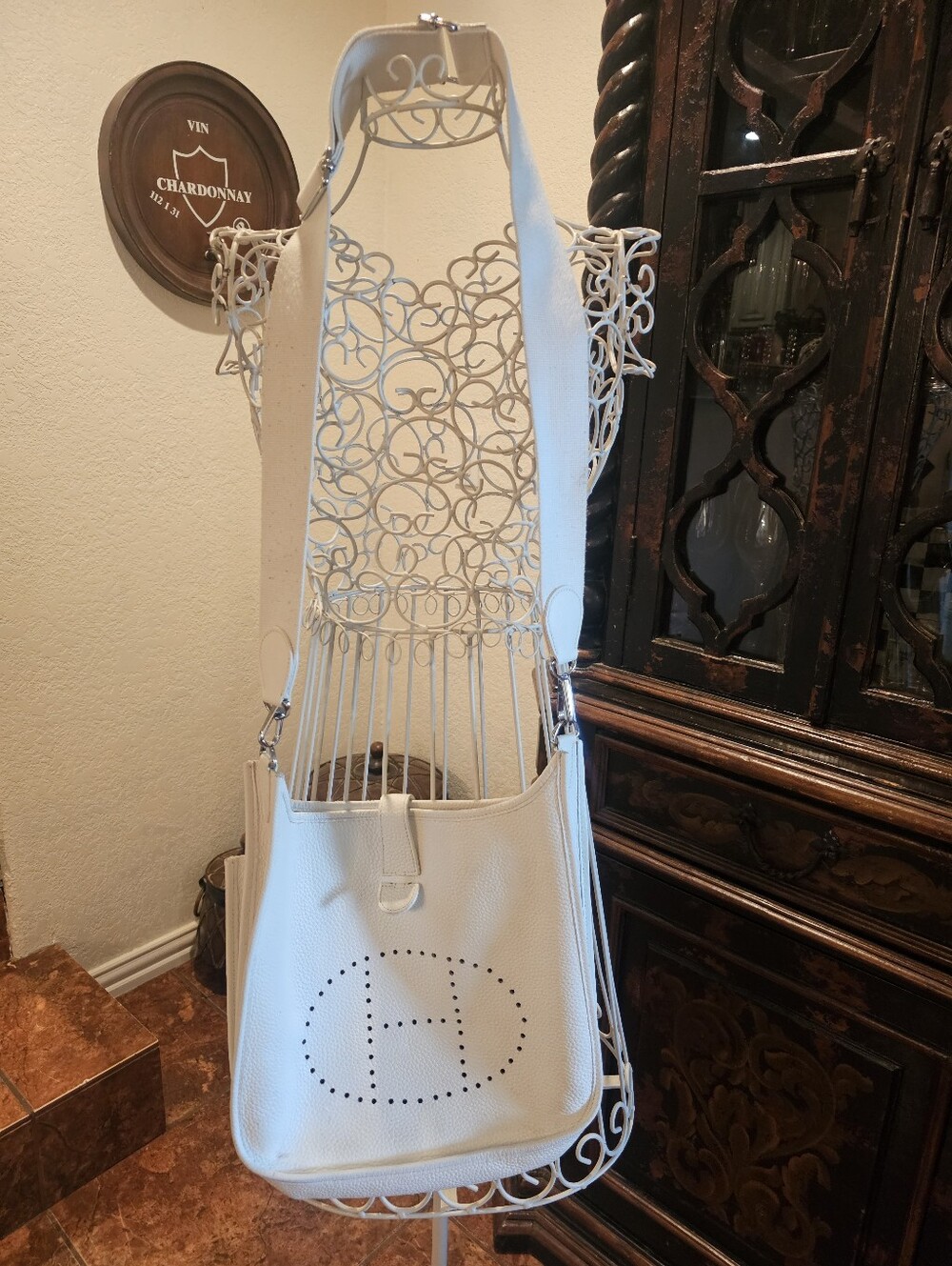 Evelyne III Crossbody Bag in White